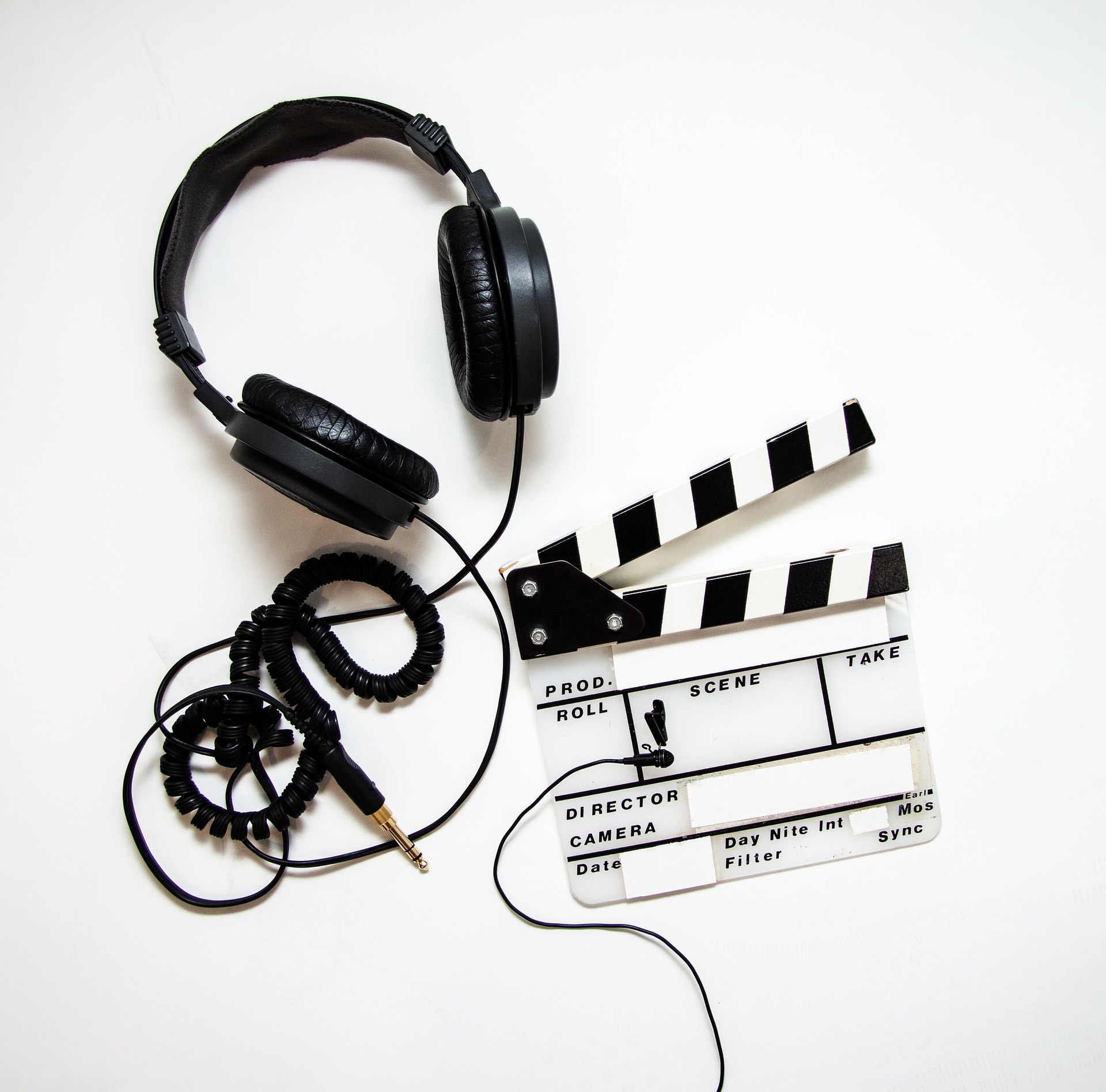video recording equipment on a white background