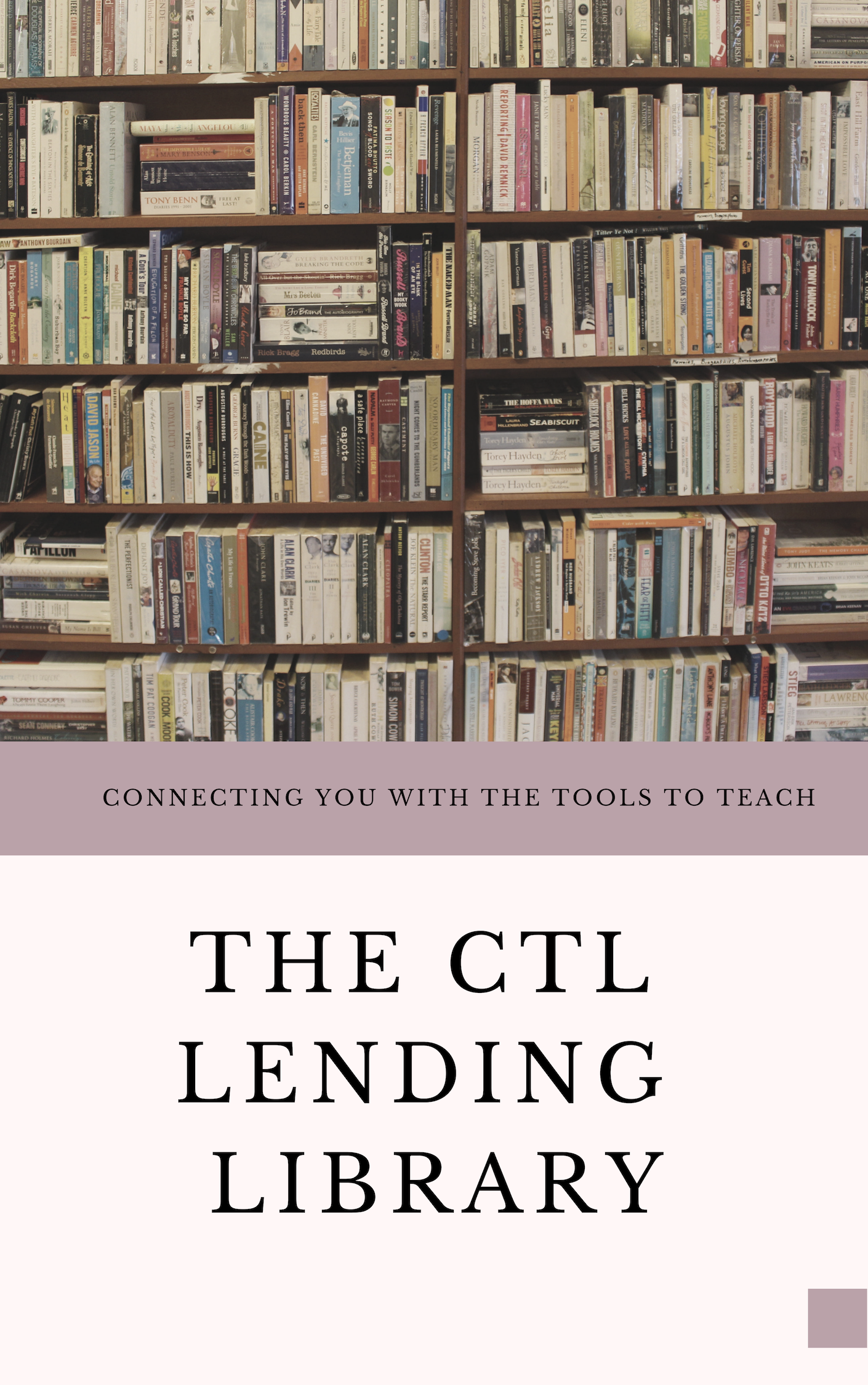 The UMPI Lending Library Mock book cover link to the UMPI CTL Lending Library book list