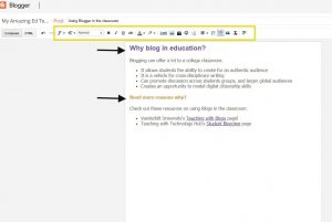 use the simple content editor ribbon to format your content