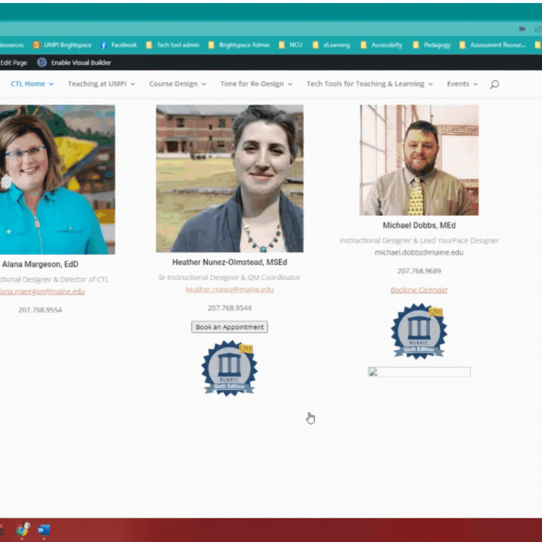 Book an ID Click the Book ME button the open the booking calendar page.