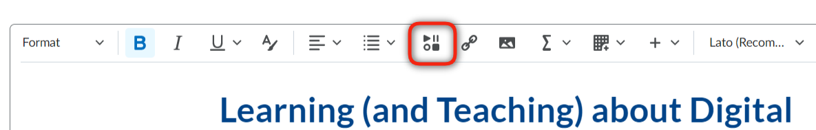 download (1) Click the "Insert Stuff" button on the content editor ribbon
