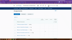 Add your email to the Submissions area of an assignment to subscribe