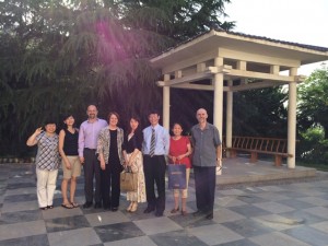 Meeting with our past and future visiting scholars