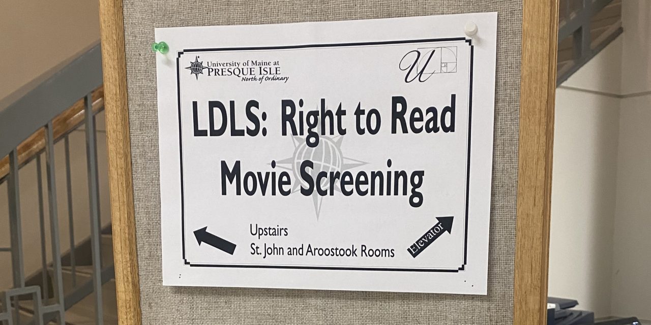 UMPI Hosts “The Right to Read” Film Screening