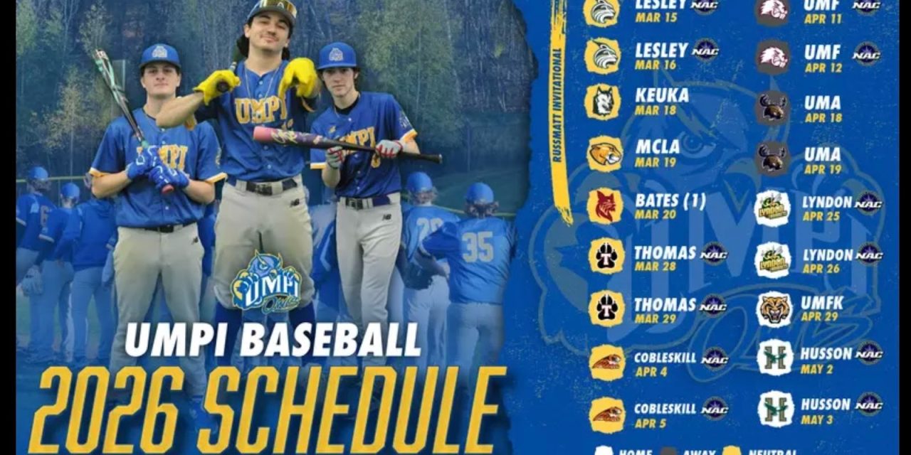 UMPI Baseball Plans for Spring Break